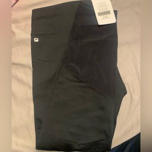 NWT Fabletics High Waisted Black Mesh Leggings
